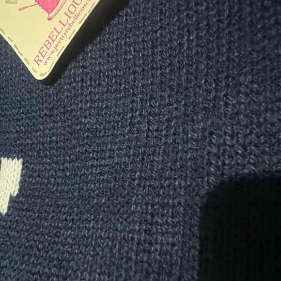 Weekend I Miss You sweater navy blue soft cozy sweater winter outfit New lovely - Picture 9 of 11